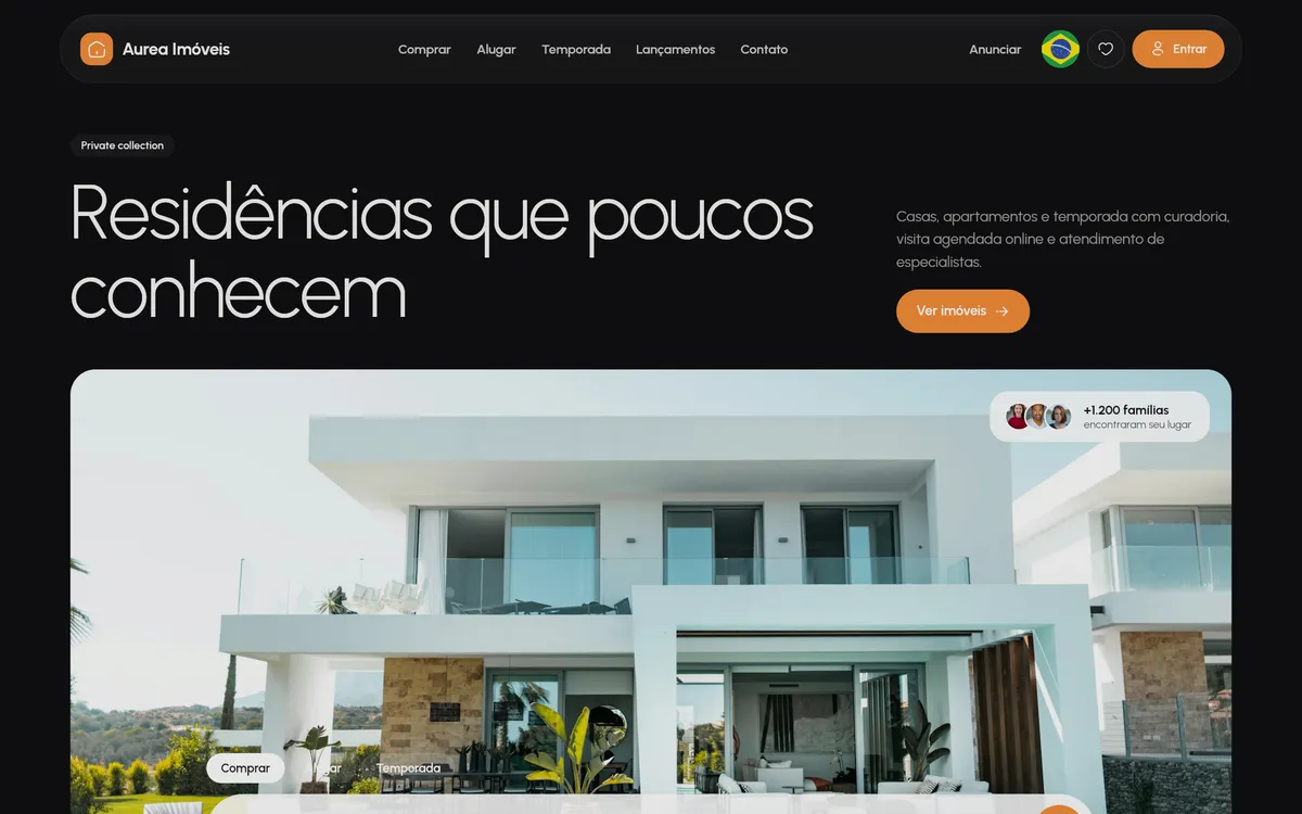 Noir — Prévia real do construtor
