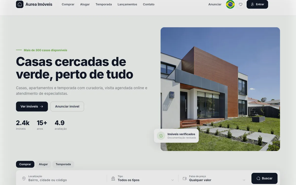 Verdant — Prévia real do construtor